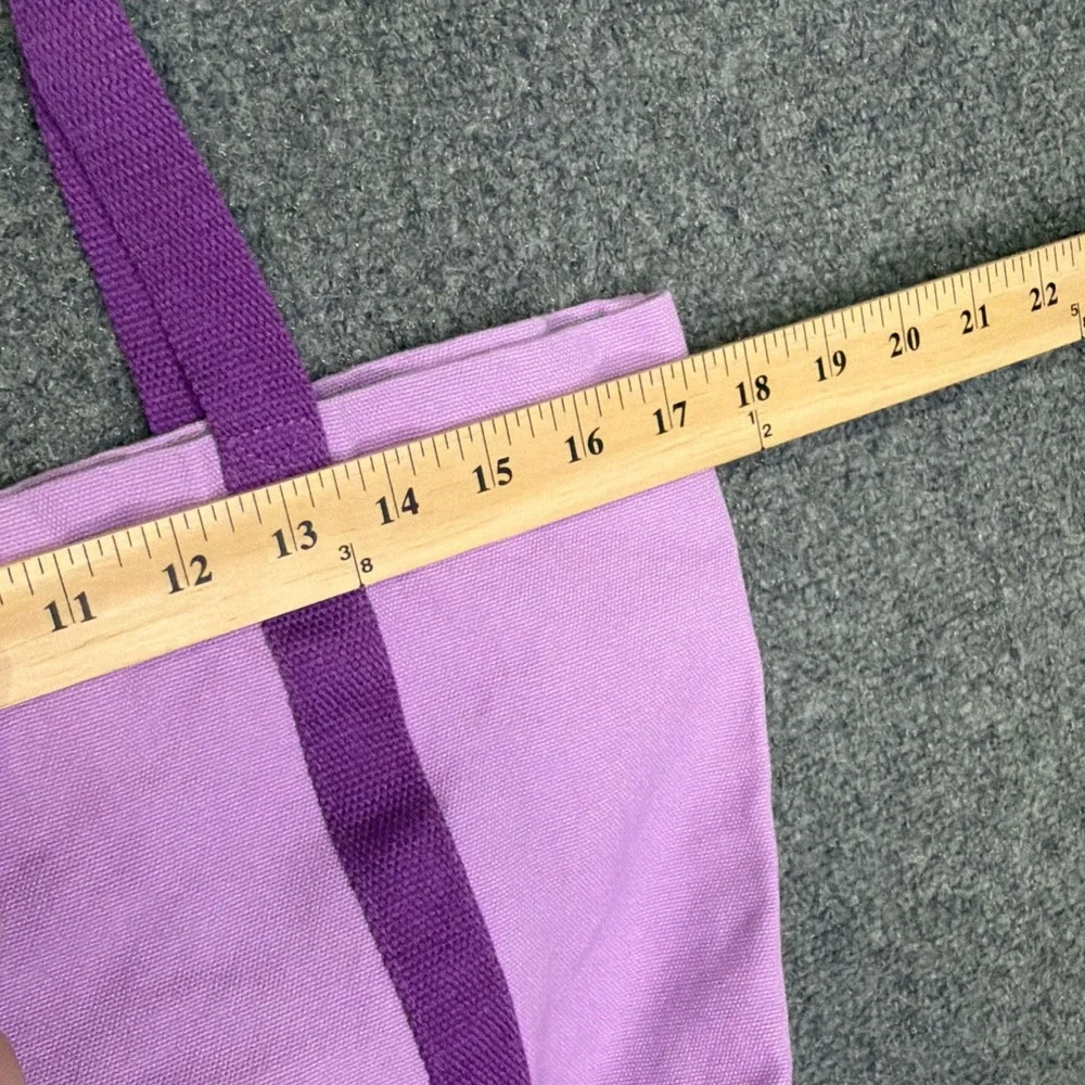 American Girl Purple Canvas Tote Bag 